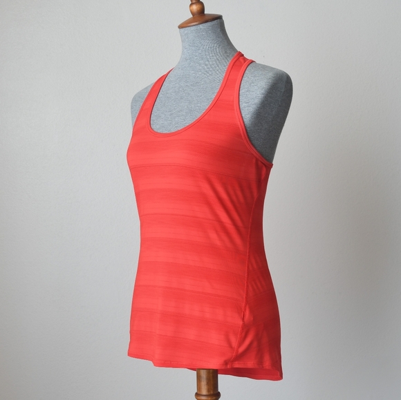 Athleta Racerback Monochrome Striped Tank - Picture 2 of 9